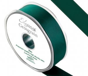 Grosgrain Ribbon 25mm x 20m Green